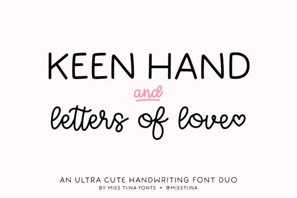 A Web Designer's Review of the Keen Hand Letters of Love Duo Typeface
