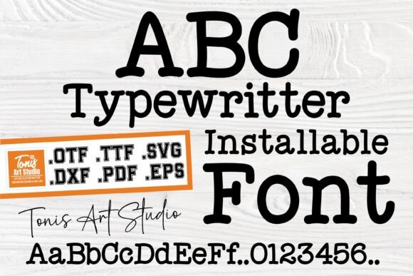 Ab Typewriter: A Vintage Font for Digital Design