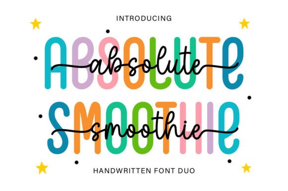 Absolute Smoothie Duo: A Font For Crafting a Romantic Brand
