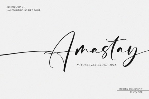Amastay: The Craftmaker's Dream Font for Timeless Designs