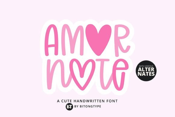 Amor Note: The Script Font That Speaks in a Whisper