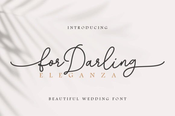For Darling: An Editorial Design Font for Elegant Publications