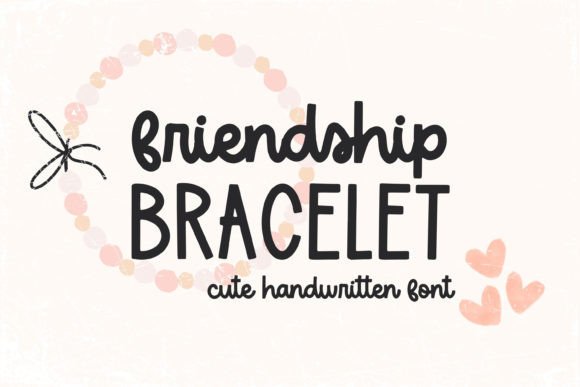 Friendship Bracelet: A Script Font with a Casual Confidence