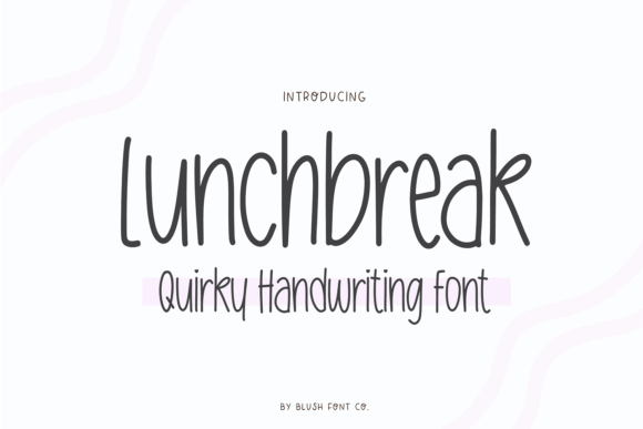 How Lunchbreak Font Adds a Warm, Crafted Touch to Your Projects