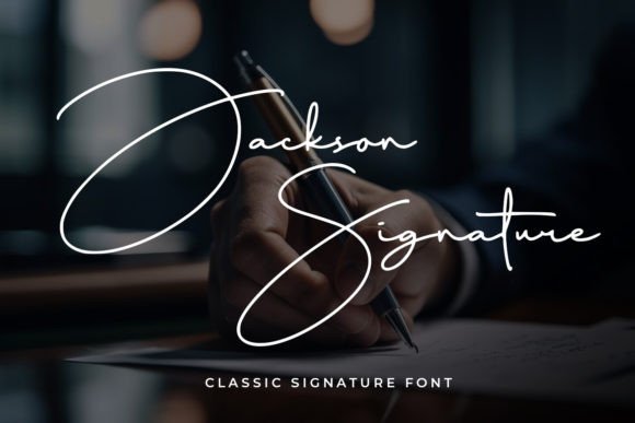 Jackson Signature: A Monoline Font for Digital Branding and Web Design
