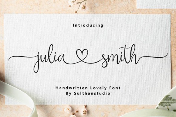 Julia Smith: A Font That Elevates Your Brand's Elegance