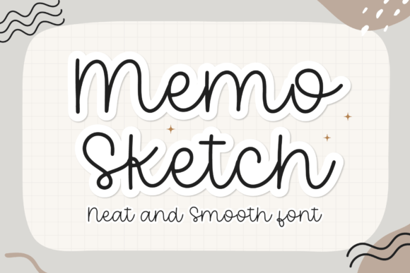 Memo Sketch: The Friendly, Off-the-Cuff Script Font