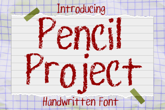 Pencil Project Font: A Texture-Rich Addition to Digital Design