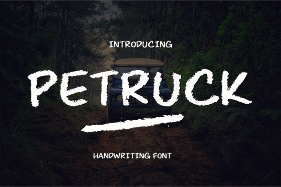 Petruck: A Warm Handwritten Font for Editorial Content