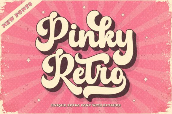 Pinky Retro: The Artful Typeface for Editorial Mood