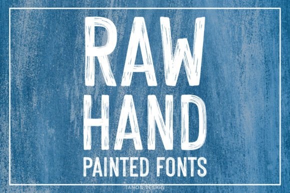 Raw Hand Painted: A Font for Bringing Your Brand to Life