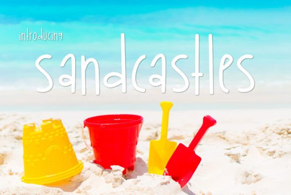 Sandcastles Font: A Digital Typeface for Whimsical Web Experiences