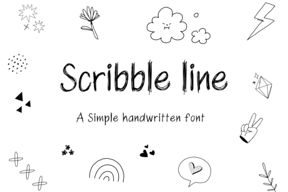 Scribble Line: The Handwritten Font for Digital Brand Personality
