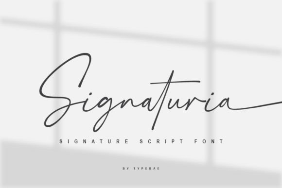 Signaturia: A Signature Script Font for Digital Design