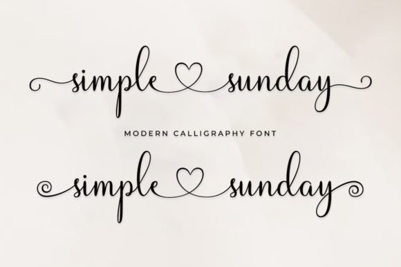 Simple Sunday: A Typeface for Crafting Stories into Products