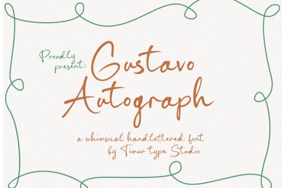 The Gustavo Autograph Font: A Crafter's Guide to Charm and Personality