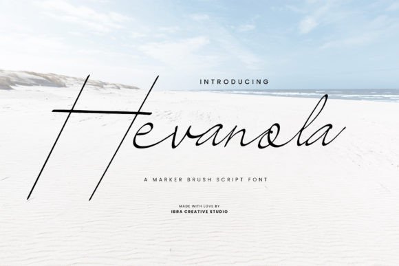 The Hevanola Typeface: A Maker's Creative Brushstroke
