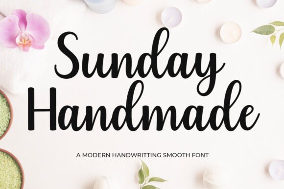 The Sunday Handmade Font: A Crafters Essential for Beautiful Labels and Designs
