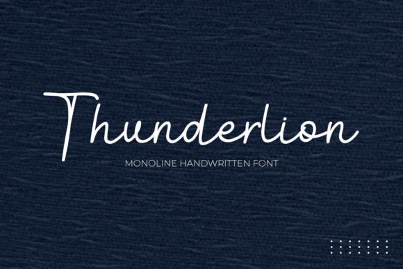 Thunderlion Font: An Elegant Typeface for Brand Building