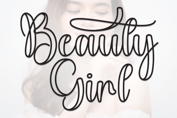 Using Beauty Girl Font for Elegant Digital Branding