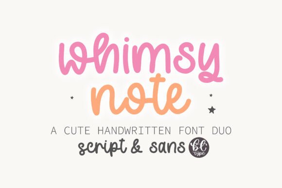 Whimsy Note: The Handwritten Font That Makes Campaigns Feel Human