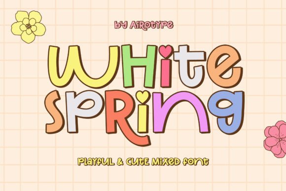 White Spring Font: A Handwritten Touch for Editorial Storytelling